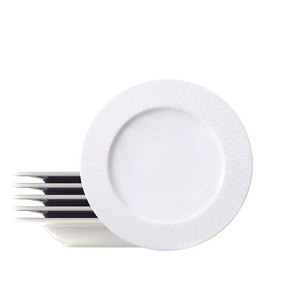 Kit Prato Fundo 23Cm 6Pcs Santorini Tramontina 96950193