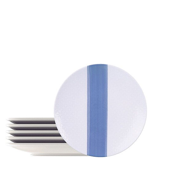 Kit Prato Sobremesa 21Cm 6Pcs Soho Tramontina 96950217