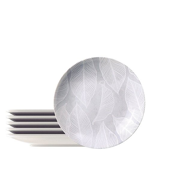Kit Prato Fundo 21Cm 6Pc Arbo Porcelana Tramontina 96950223
