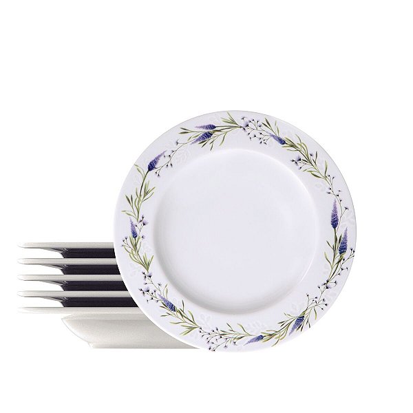 Kit Prato Fundo 23Cm 6Pcs Lilla Tramontina 96950258