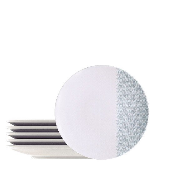 Kit Prato Sobremesa 21Cm 6Pcs Aquarius Tramontina 96950267