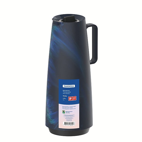 Bule Termico 1L Marmorizado Azul Exata Tramontina 61636221