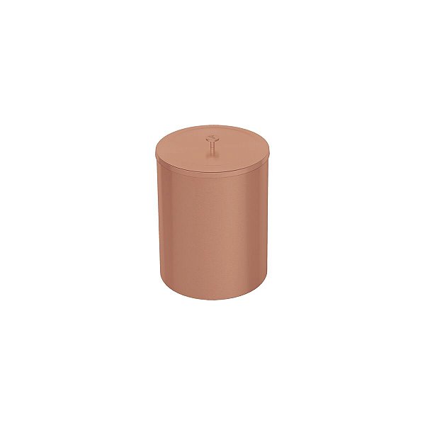 Lixeira Util 5L C/Tampa Rose Matte Tramontina 94540091