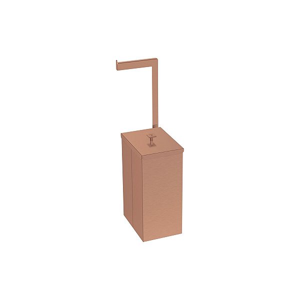 Lixeira Ix 5,5L Suporte Papel Rose Matte Tramontina 94540097