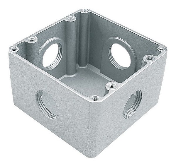 Caixinha Luz Aluminio Piso 4X4 Alta 3/4 Tramontina 56120002