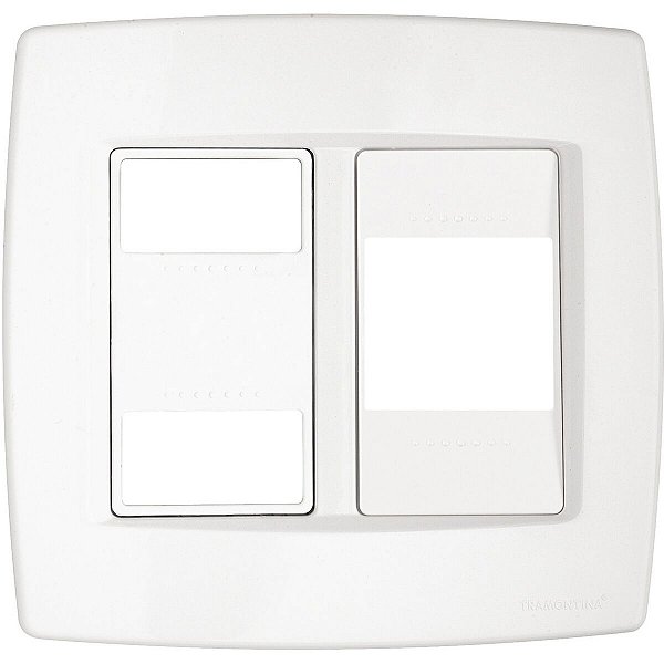 Placa Espelho 4X4 Modulo Trii Branco Tramontina 57103024