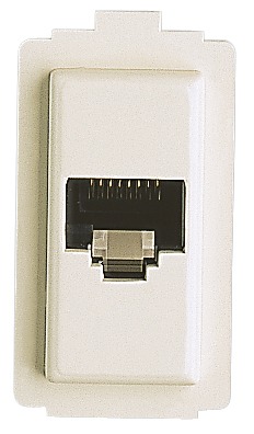 Modulo Tomada Rj45 Cat 5E Trii Branco Tramontina 57111055