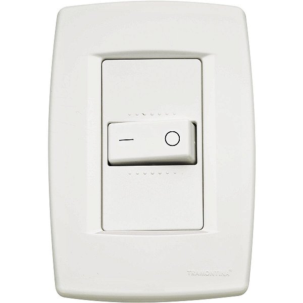Conjunto Interruptor Bipolar 10A Trii Tramontina 57150004