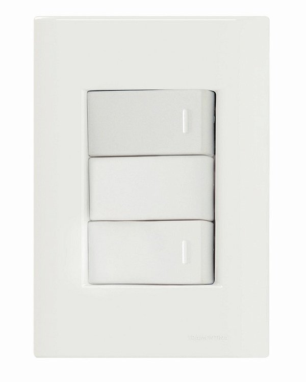 Conjunto Interruptor Paralelo 10A Giz Tramontina 57230041