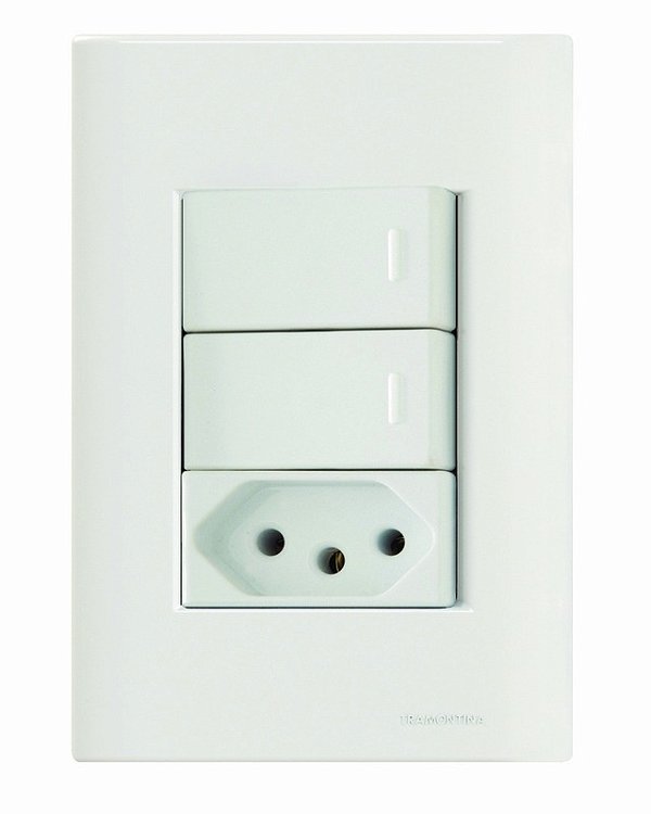 Conjunto Interruptor Paralelo Tomada 20A Giz 57230075