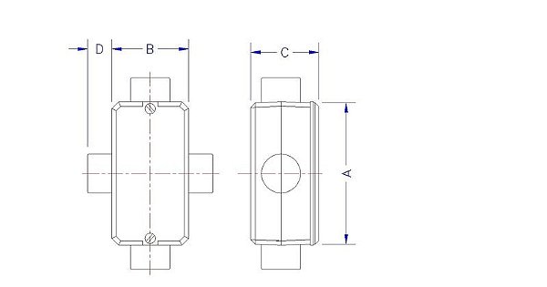 Condulete Fixo X 1 Sem Rosca Com Pintura Tramontina 56109013