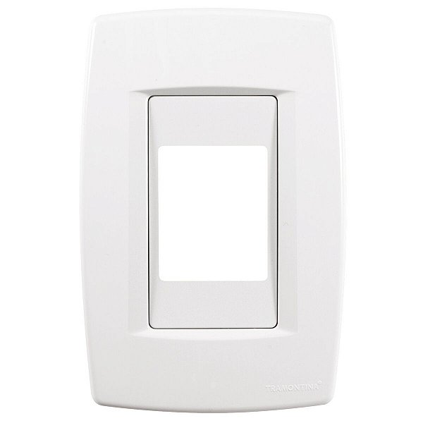 Placa Espelho 4X2 1 Modulo Trii Branca Tramontina 57103007