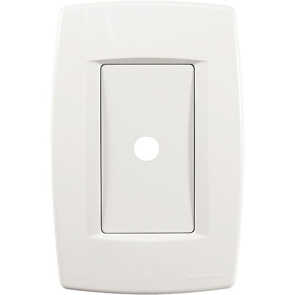 Placa Espelho 4X2 Furo 9,5Mm Trii Branca Tramont 57103006