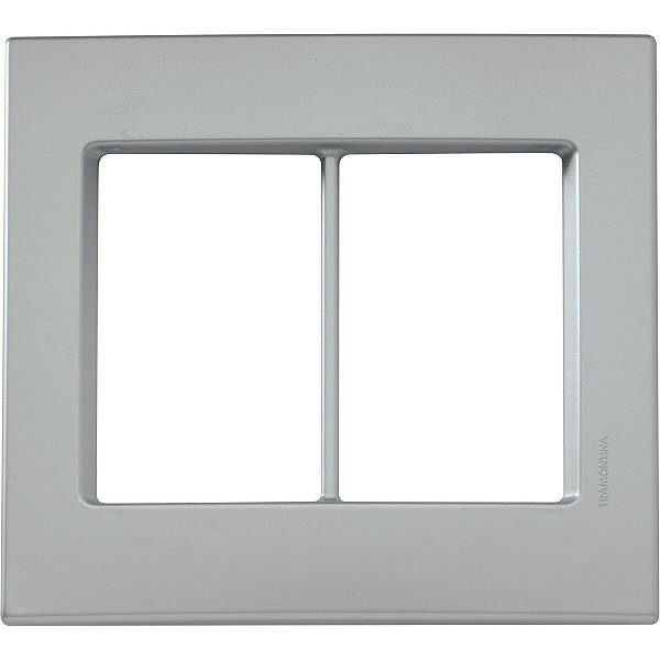 Placa Espelho 4X4 Prata Aluminio Izyflat Tramontina 57104034