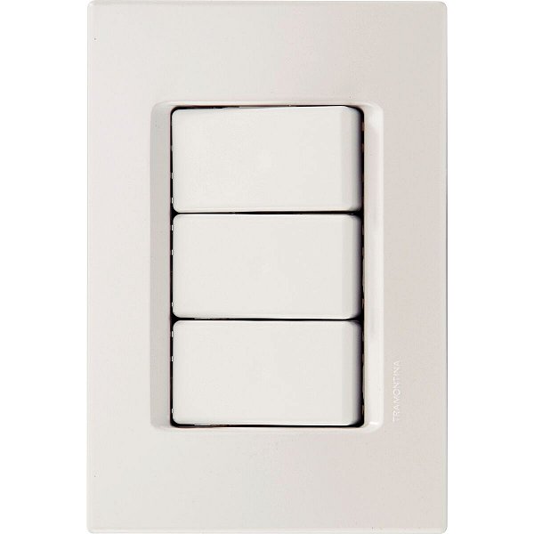 Conjunto Interruptor Simples 10A Izyflat Tramonti 57165070