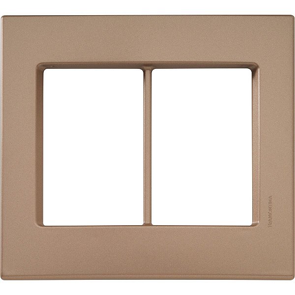 Placa Espelho 4X4 6P Ouro Velho Izyflat Tramontina 57104032