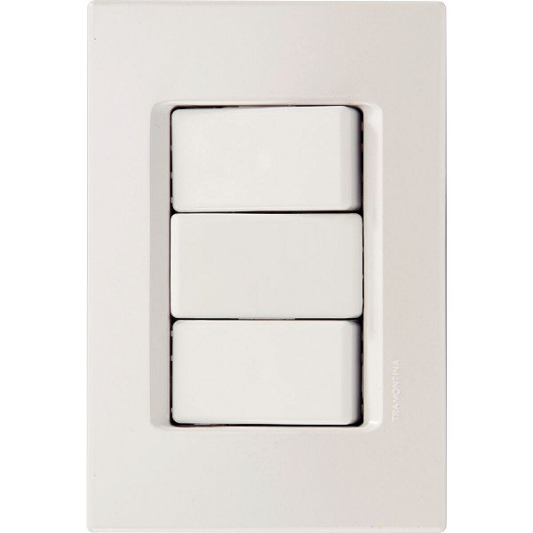 Conjunto Interruptor Simples 10A Izyflat Tramonti 57165040
