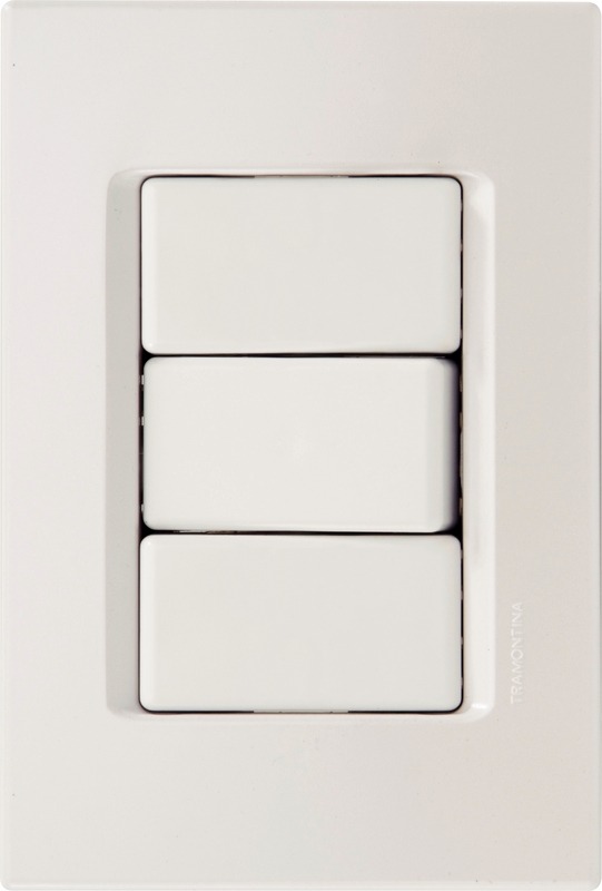 Conjunto Interruptor Paralelo Izyflat Tramontin 57165002
