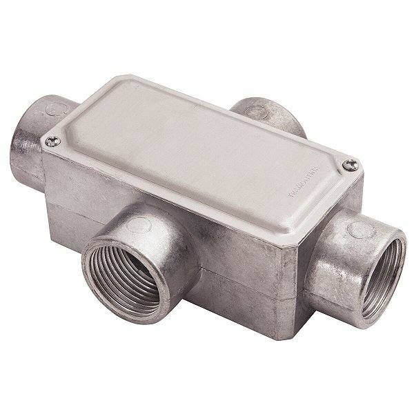 Condulete Fixo 1 Tipo X Tampa Rosca Bsp S/Pintura 56109023