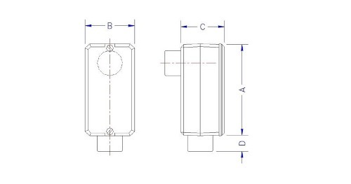 Condulete Fixo Lb 3 Com Rosca Pintura Tramontina 56103008