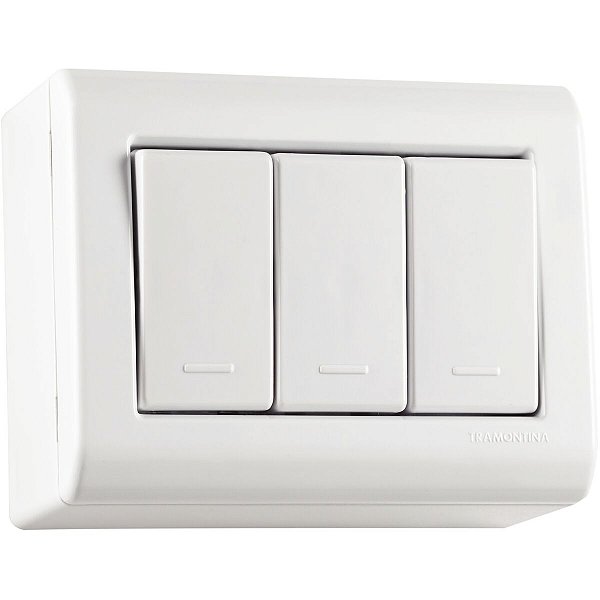 Caixa Sobrepor Interruptor Simples Lizflex Tramon 57304021