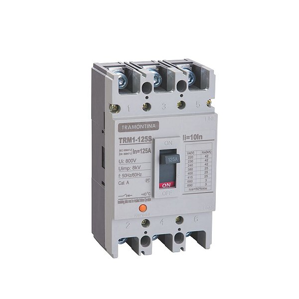 Disjuntor Caixa Moldada Sobrecarga 125S 3P 100A 58014001
