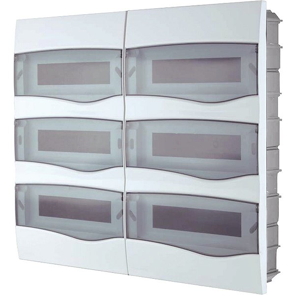 Quadro Distribuição Embutir Transparente 72 Tramont 56300008