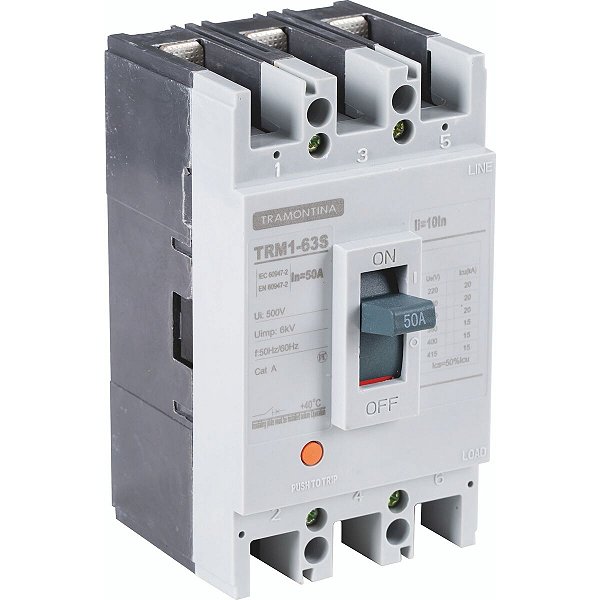 Caixa Moldada Trm1 - 63S 3P 50A Tramontina 58014004