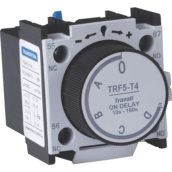Bloco Contato Temporizado On Delay Trf5-T4 Tramont 58015274