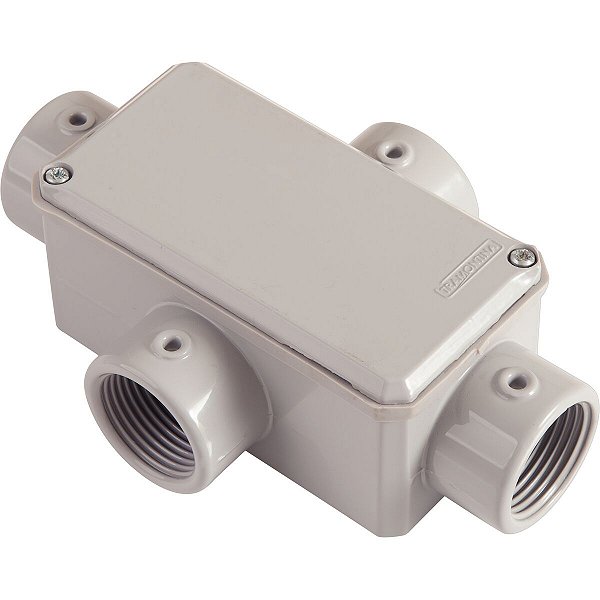 Condulete Fixo X 1 Tampa Rosca Npt Pintado Tramont 56109043
