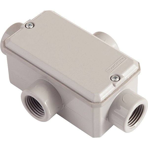 Condulete Fixo X 1/2 Tampa Rosca Npt Pintado Tram 56109041