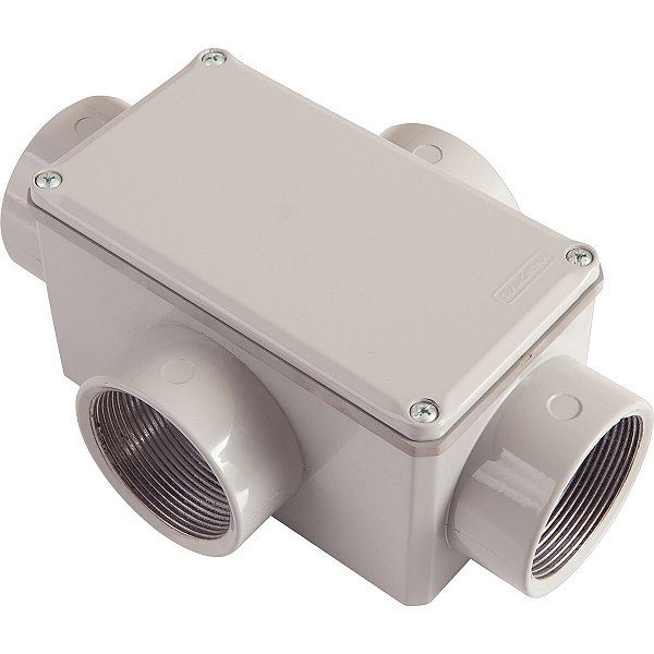 Condulete Fixo X 2 Tampa Rosca Npt Pintado Tramont 56109046