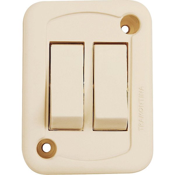 Interruptor Sobrepor Tecla Simples Priscus Tramon 57400016