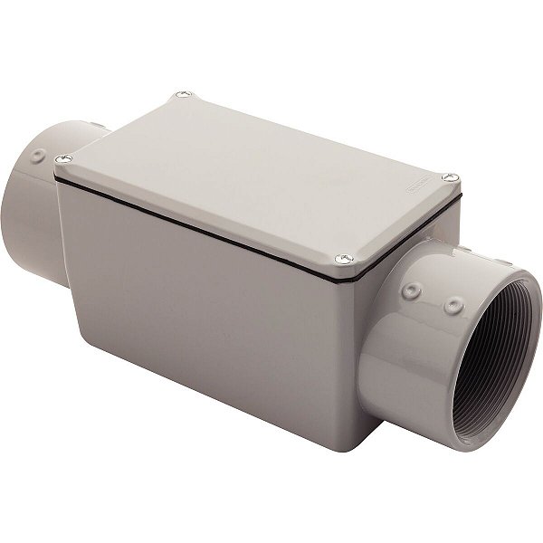 Condulete Fixo 2.1/2 C Tampa Rosca Bsp Pintado Tram 56101007