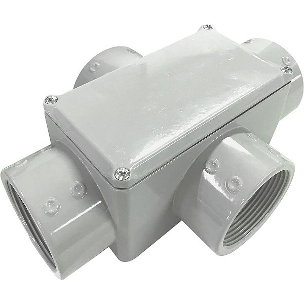 Condulete Fixo 3 X Tampa Rosca Npt Pintado Tramont 56109048