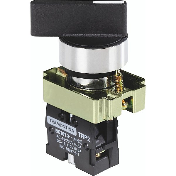 Botão Seletor Trp2-Bj21 1Na Duas P Metal Tramonti 58015600