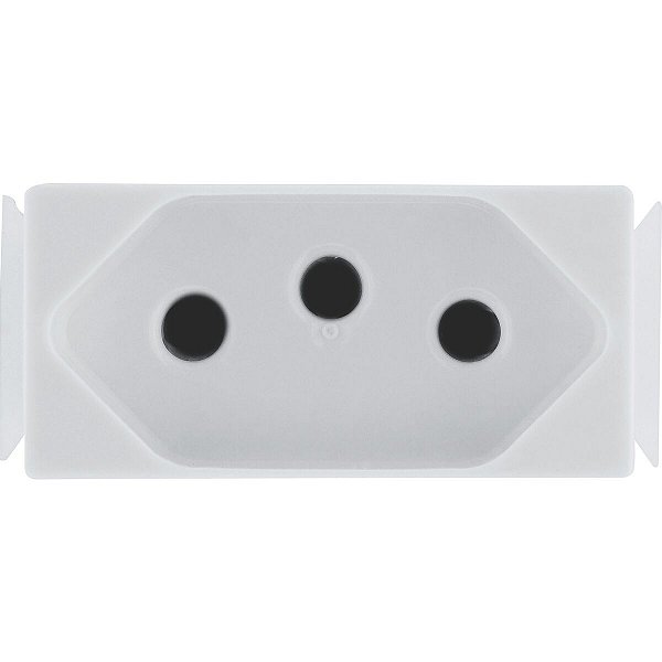 Módulo Tomada 2P+T 10A Branco Aria Tramontina 57217030
