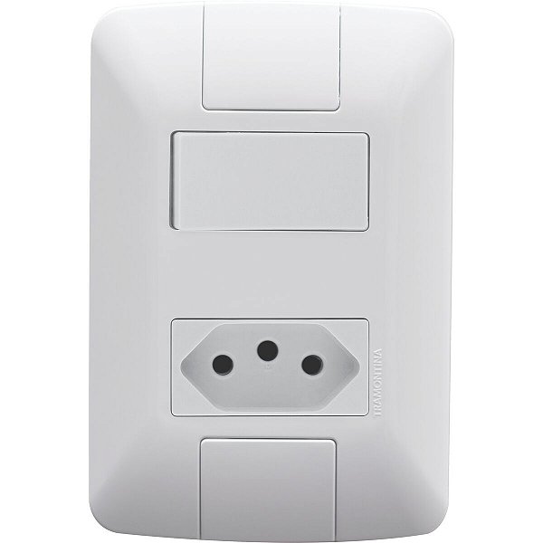 Conjunto Interruptor 6A Tomada 20A Tramontina 57241044