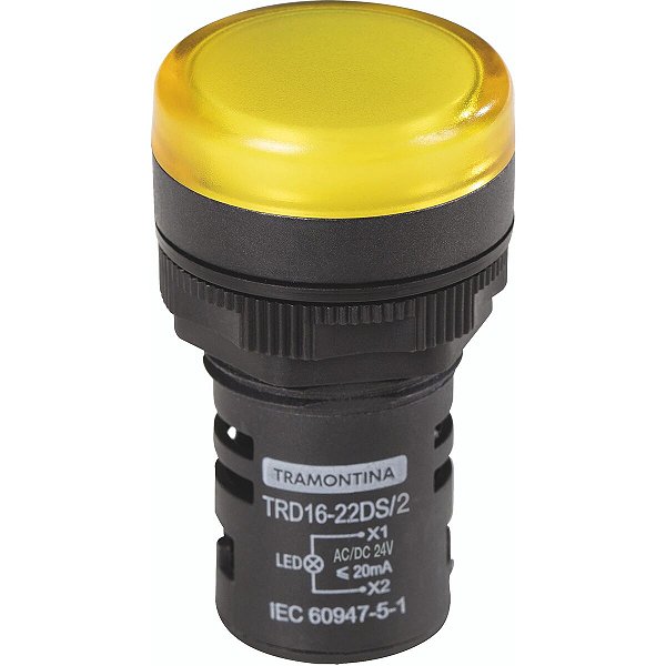 Sinalizador Tramontina Trd16-22Ds/2 24 V Amarelo 58015467