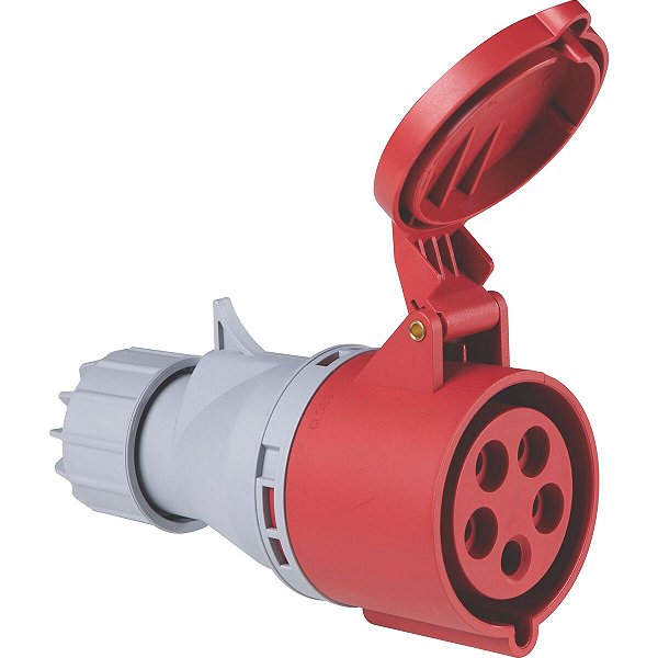Tomada Acoplar 3P+N+T 32A 380-415V 6H Tramontina 56255139