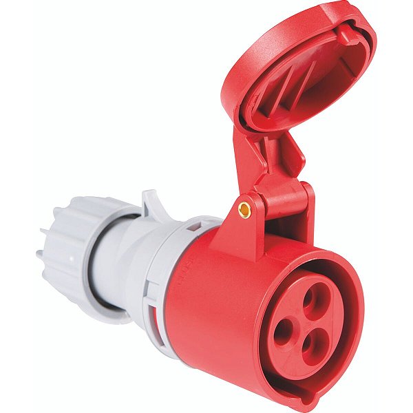 Tomada De Acoplar 2P+T 16A 380-415V 9H Tramontina 56255131