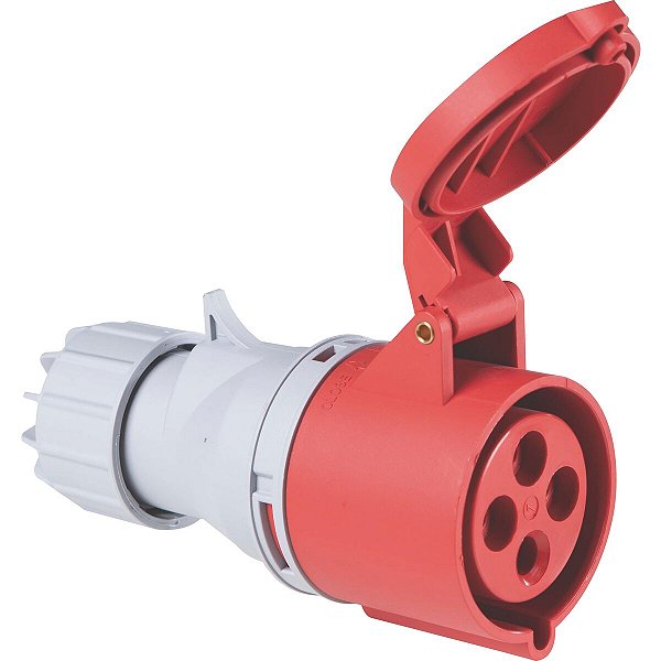 Tomada De Acoplar 3P+T 32A 380-415V 6H Tramontina 56255138