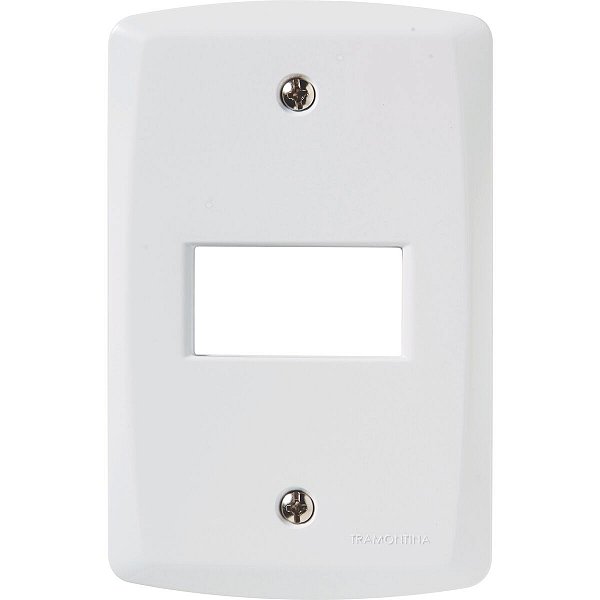 Placa 4X2 1P Horizontal Lux2 Branca 57105104