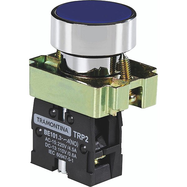 Botao De Impulso Trp2-Ba61-1Na Azul Tramontina 58015556