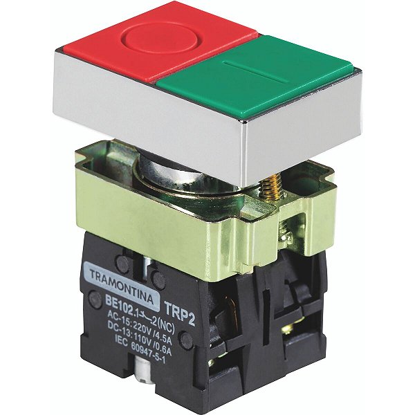 Botão Duplo Trp2-Bl8325 1Na+1Nf Base Metal 58015640
