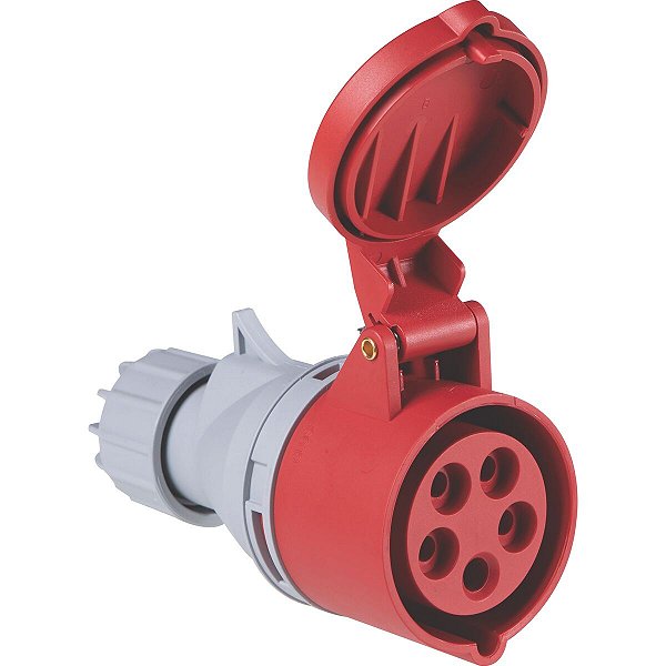 Tomada Acoplar 3P+N+T 16A 380-415V 6H Tramontina 56255134