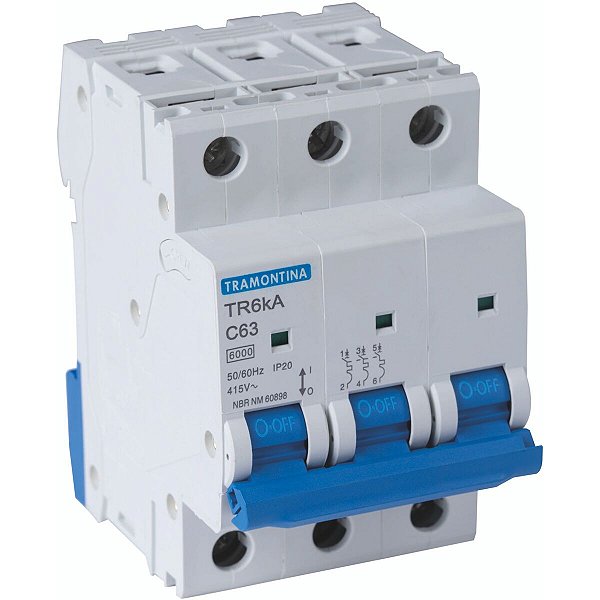 Disjuntor Tr6Ka 3P 63A Curva C 58013041