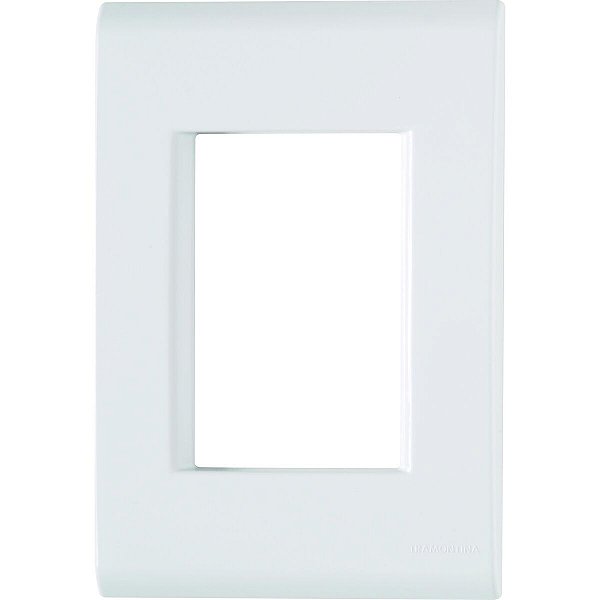 Placa 3 Postos Juntos 4X2 Tramontina Liz Branca 57106007