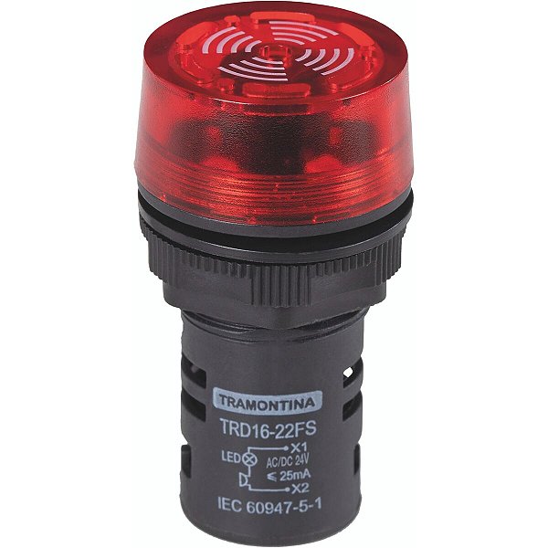 Sinalizador Sonoro Trd16-22Fs 24V Tramontina 58015540