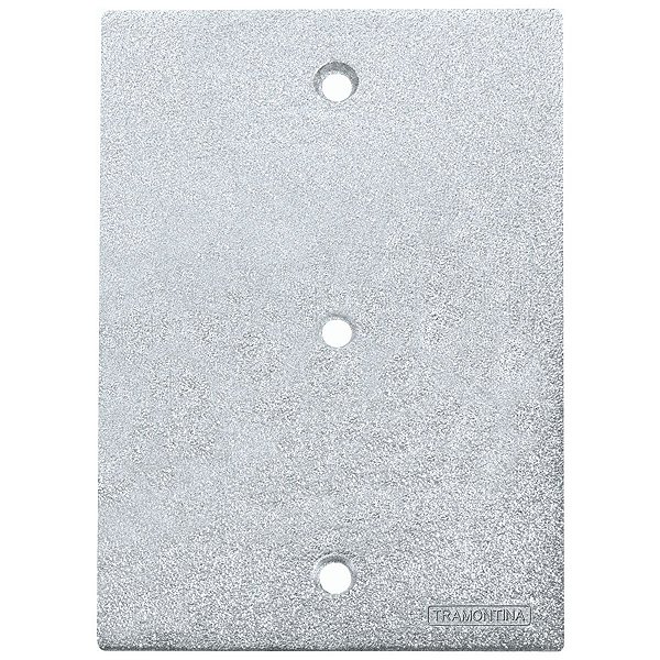 Tampa Passador Telefone Para Caixa Piso 4X2 Cromada 56121083